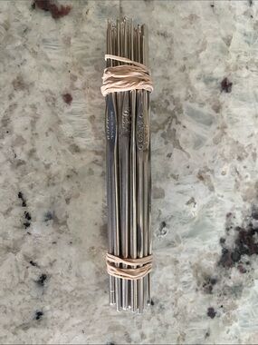 Set of metal Boye crochet hooks